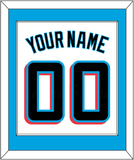 Miami Name & Number - Home White - Single Mat 1