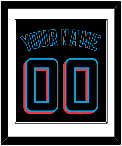 Miami Name & Number - Alternate Black (2019-2023) - Essential Tier 1