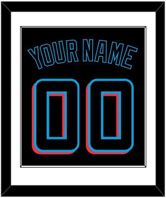 Miami Name & Number - Alternate Black (2019-2023) - Essential Tier 1