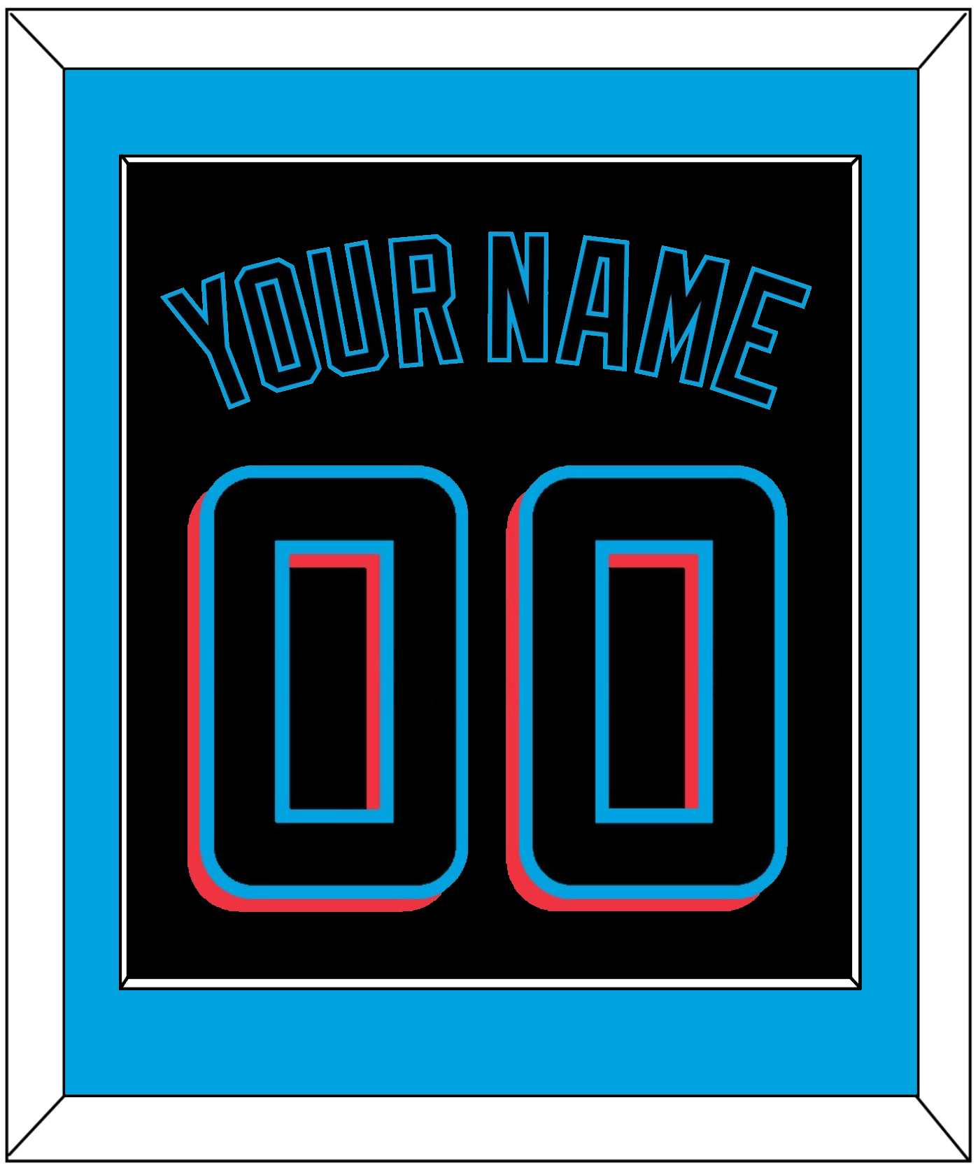 Miami Name & Number - Alternate Black (2019-2023) - Essential Tier 2