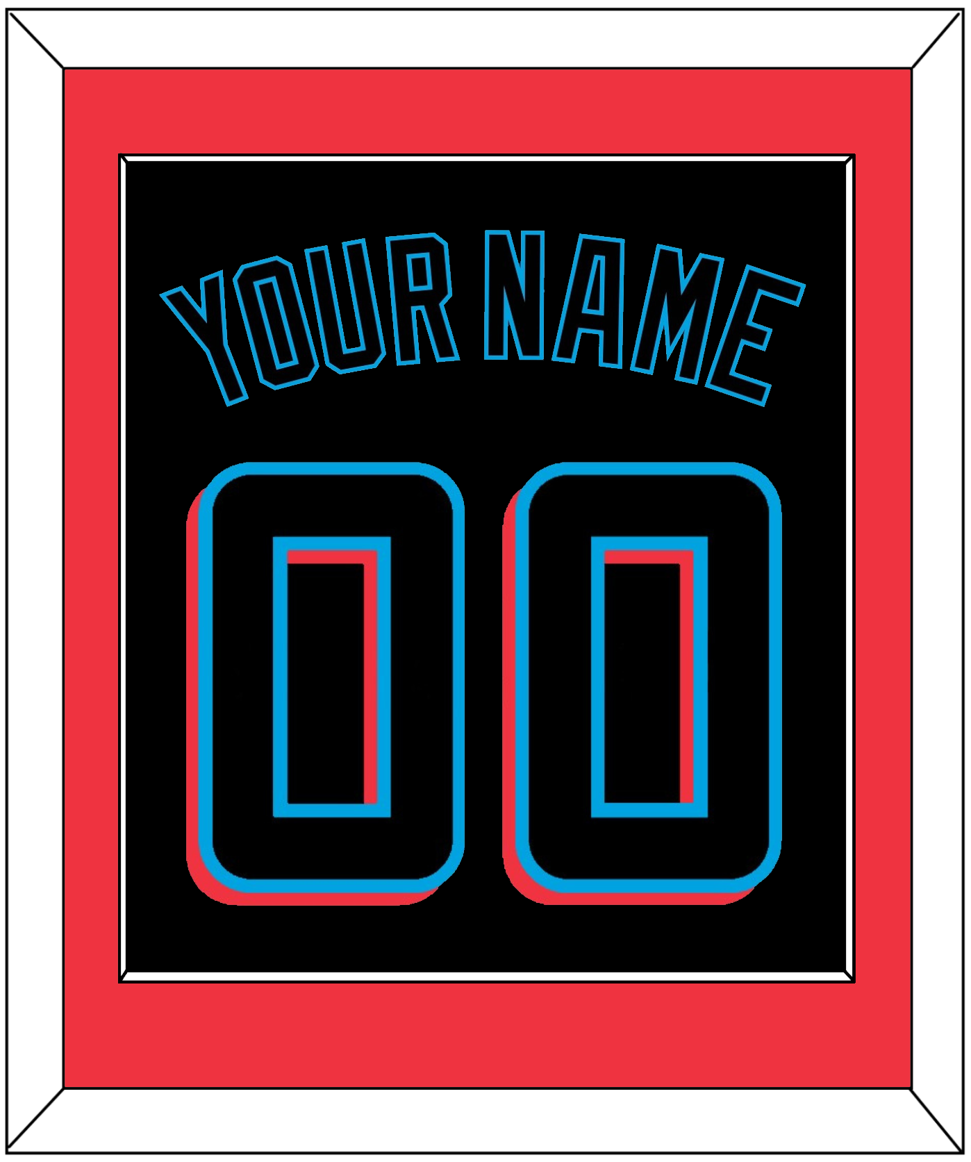 Miami Name & Number - Alternate Black (2019-2023) - Essential Tier 3