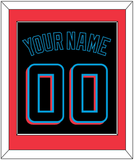 Miami Name & Number - Alternate Black (2019-2023) - Single Mat 3