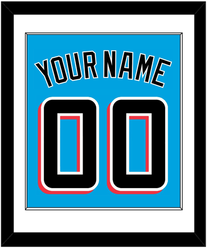 Miami Name & Number - Alternate Blue - Essential Tier 1