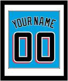 Miami Name & Number - Alternate Blue - Single Mat 1