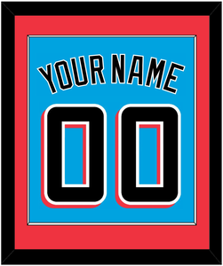 Miami Name & Number - Alternate Blue - Single Mat 3