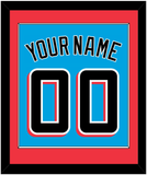 Miami Name & Number - Alternate Blue - Single Mat 3