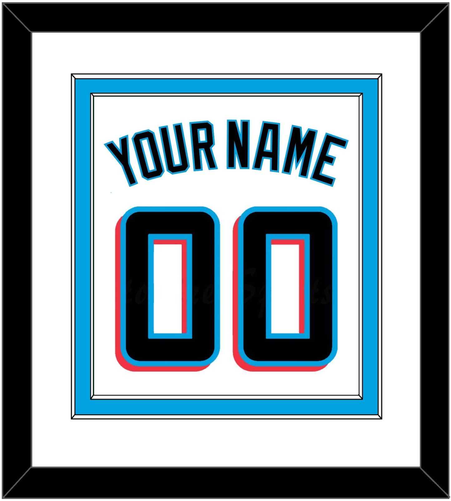 Miami Name & Number - Home White - Signature Tier 1