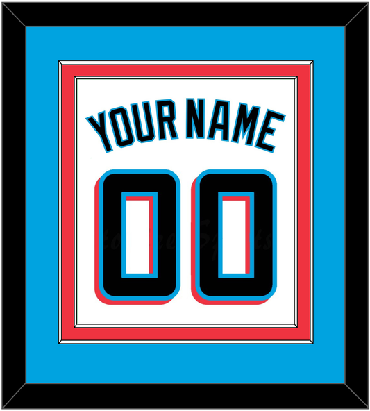 Miami Name & Number - Home White - Signature Tier 2
