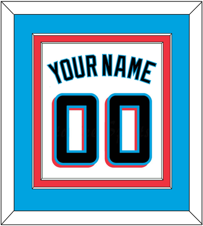 Miami Name & Number - Home White - Signature Tier 2