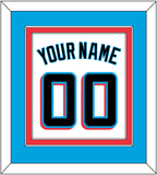 Miami Name & Number - Home White - Double Mat 2