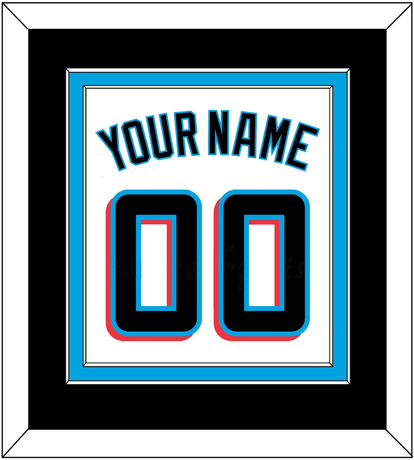 Miami Name & Number - Home White - Signature Tier 3