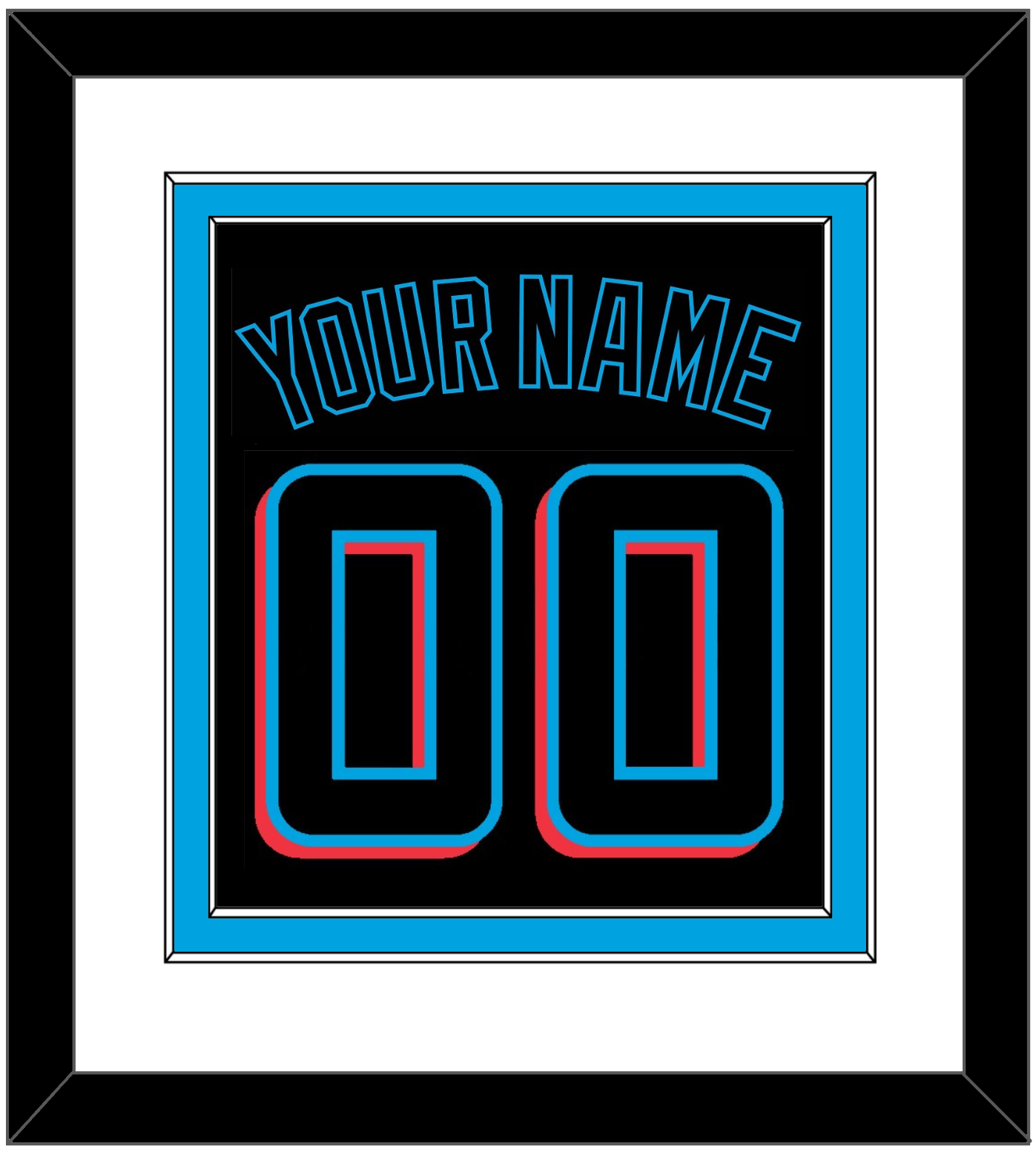 Miami Name & Number - Alternate Black (2019-2023) - Signature Tier 1