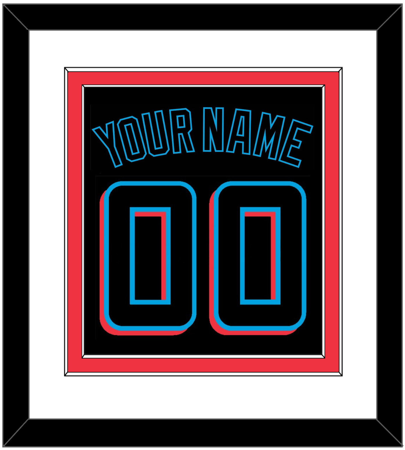 Miami Name & Number - Alternate Black (2019-2023) - Signature Tier 2