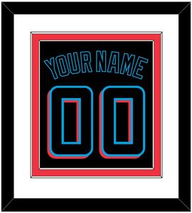 Miami Name & Number - Alternate Black (2019-2023) - Double Mat 2