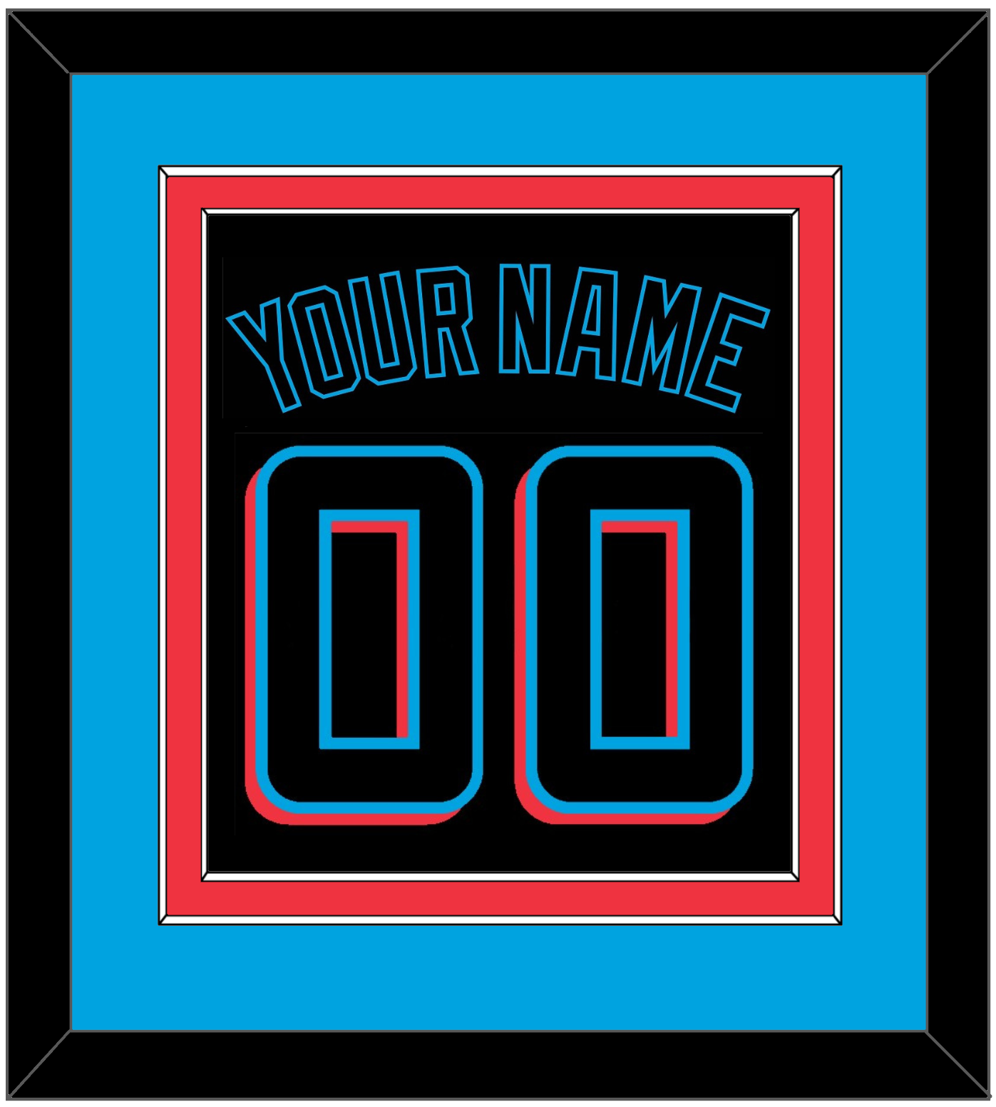Miami Name & Number - Alternate Black (2019-2023) - Signature Tier 3
