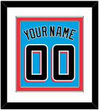 Miami Name & Number - Alternate Blue - Double Mat 3