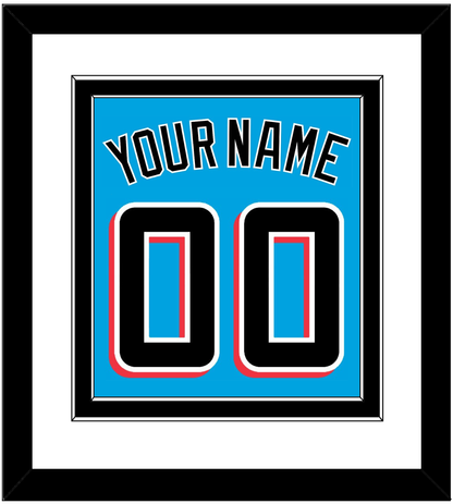 Miami Name & Number - Alternate Blue - Signature Tier 2