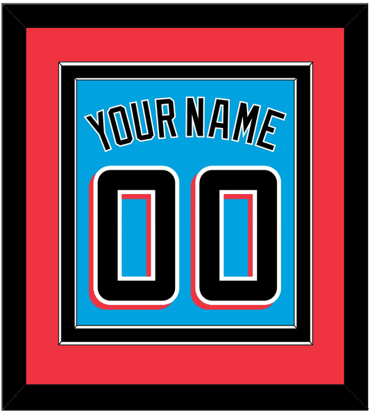 Miami Name & Number - Alternate Blue - Signature Tier 4