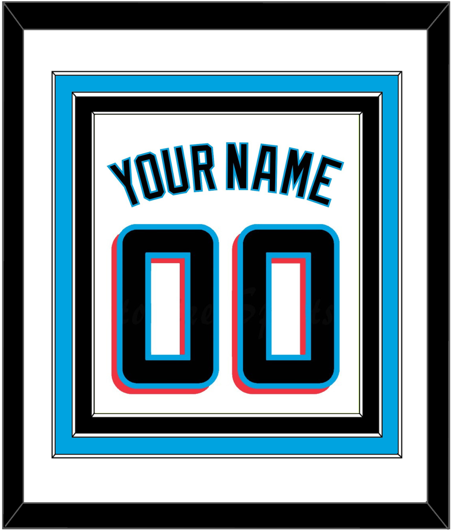 Miami Name & Number - Home White - Premier Tier 1