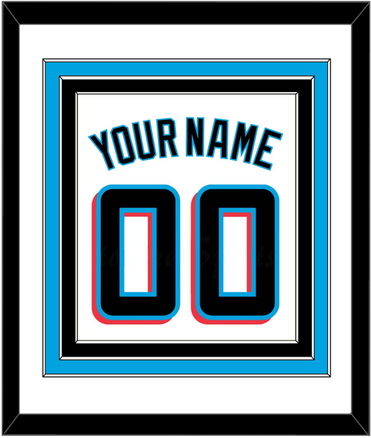 Miami Name & Number - Home White - Premier Tier 1