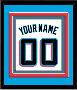 Miami Name & Number - Home White - Triple Mat 2