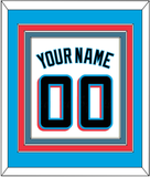 Miami Name & Number - Home White - Triple Mat 2