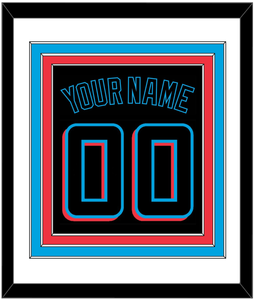 Miami Name & Number - Alternate Black (2019-2023) - Triple Mat 1