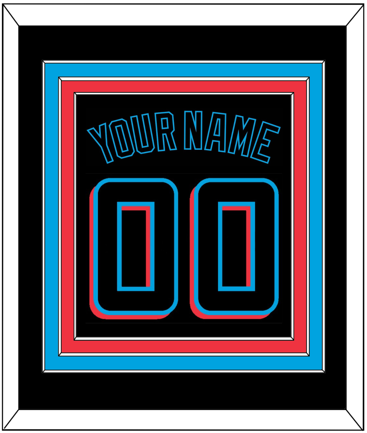 Miami Name & Number - Alternate Black (2019-2023) - Premier Tier 2