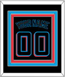 Miami Name & Number - Alternate Black (2019-2023) - Triple Mat 2