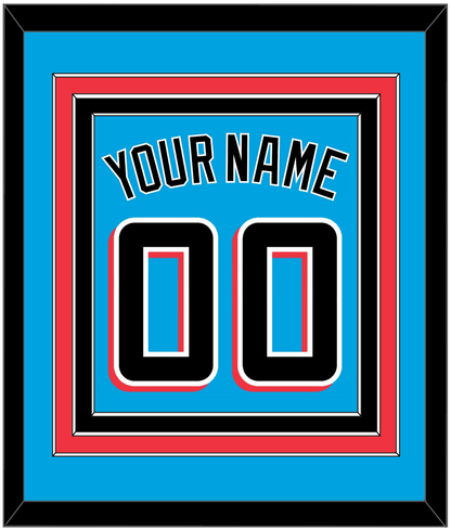 Miami Name & Number - Alternate Blue - Premier Tier 2