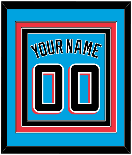 Miami Name & Number - Alternate Blue - Premier Tier 2