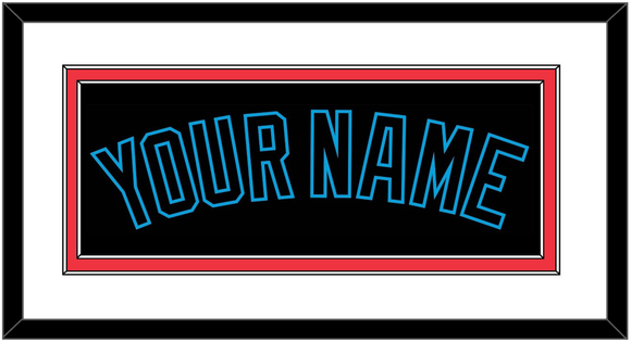 Miami Name - Alternate Black (2019-2023) - Double Mat 1