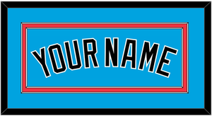 Miami Name - Alternate Blue - Double Mat 2