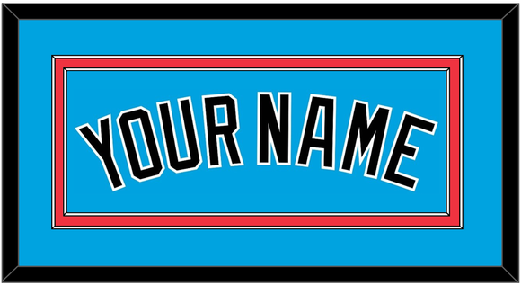 Miami Name - Alternate Blue - Double Mat 2