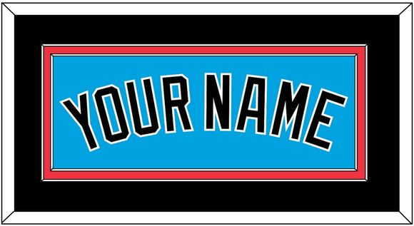 Miami Name - Alternate Blue - Double Mat 3