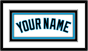 Miami Name - Home White - Triple Mat 1