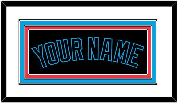 Miami Name - Alternate Black (2019-2023) - Triple Mat 1