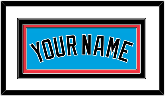 Miami Name - Alternate Blue - Triple Mat 1