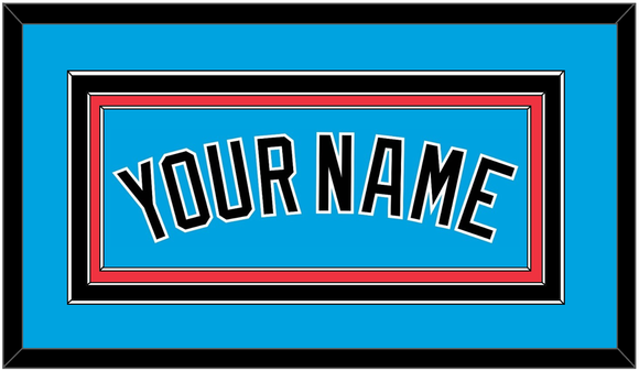 Miami Name - Alternate Blue - Triple Mat 2