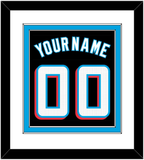 Miami Name & Number - Alternate Black - Double Mat 1