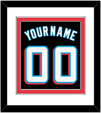 Miami Name & Number - Alternate Black - Double Mat 2