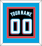 Miami Name & Number - Alternate Black - Double Mat 3