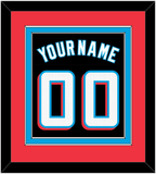 Miami Name & Number - Alternate Black - Double Mat 4