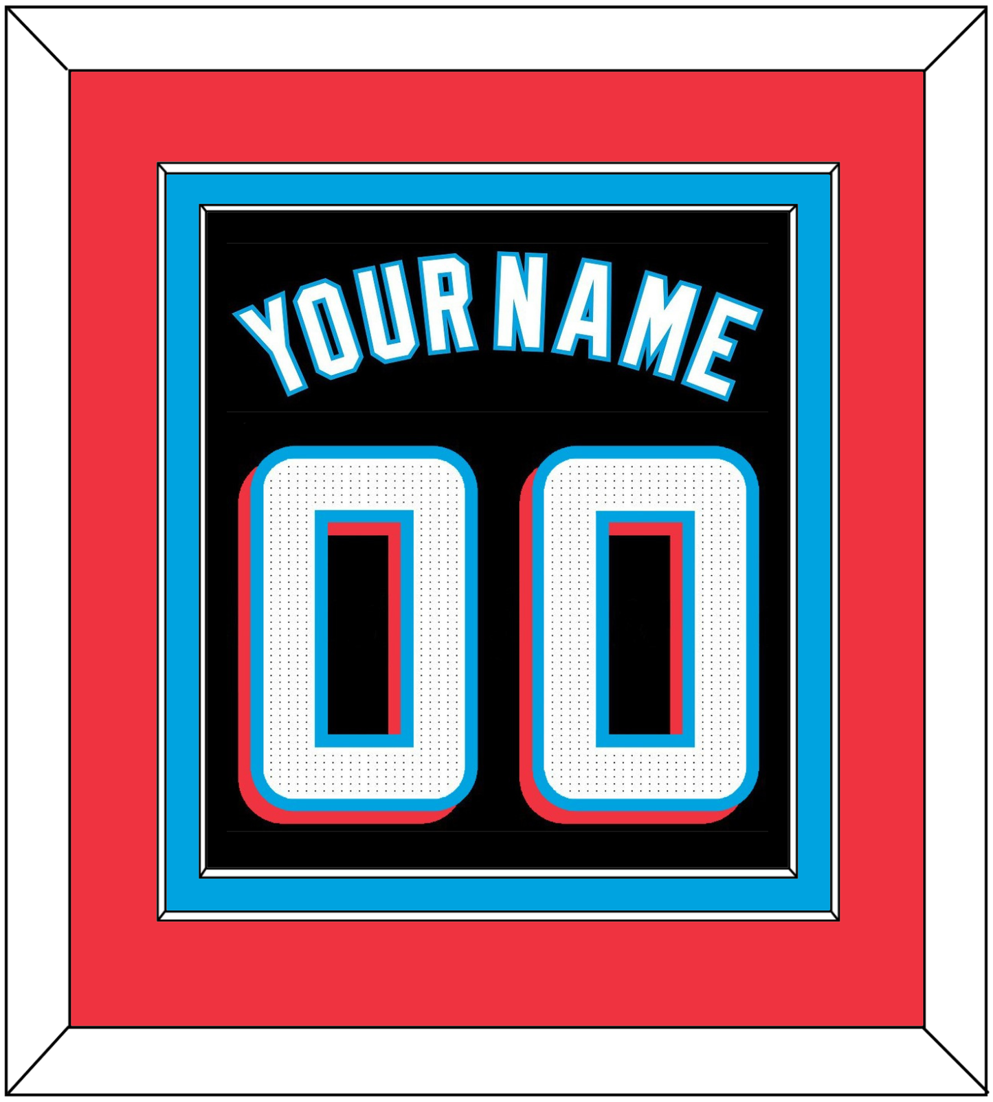 Miami Name & Number - Alternate Black - Signature Tier 4
