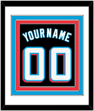 Miami Name & Number - Alternate Black - Triple Mat 1