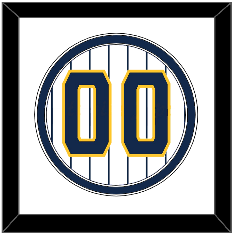 Milwaukee Number - Alternate Pinstripes - Signature Tier 1
