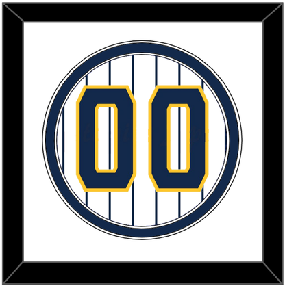 Milwaukee Number - Alternate Pinstripes - Signature Tier 1