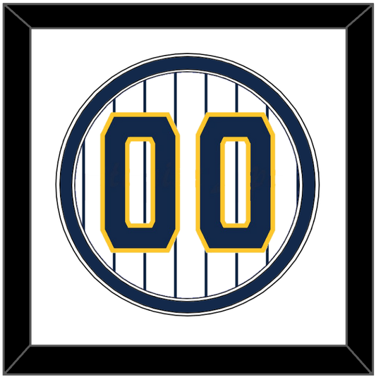 Milwaukee Number - Alternate Pinstripes - Signature Tier 1