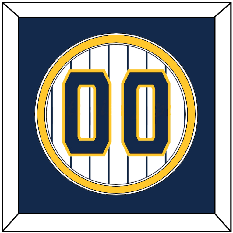 Milwaukee Number - Alternate Pinstripes - Signature Tier 2