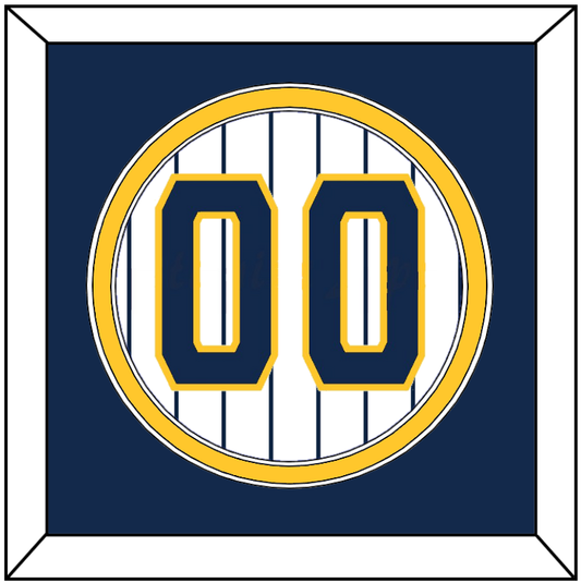 Milwaukee Number - Alternate Pinstripes - Signature Tier 2